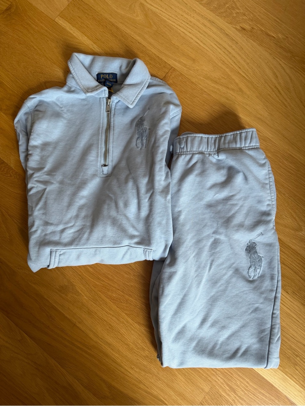 Polo by Ralph Lauren Light Blue Kids Sweatshirt & Joggers Set